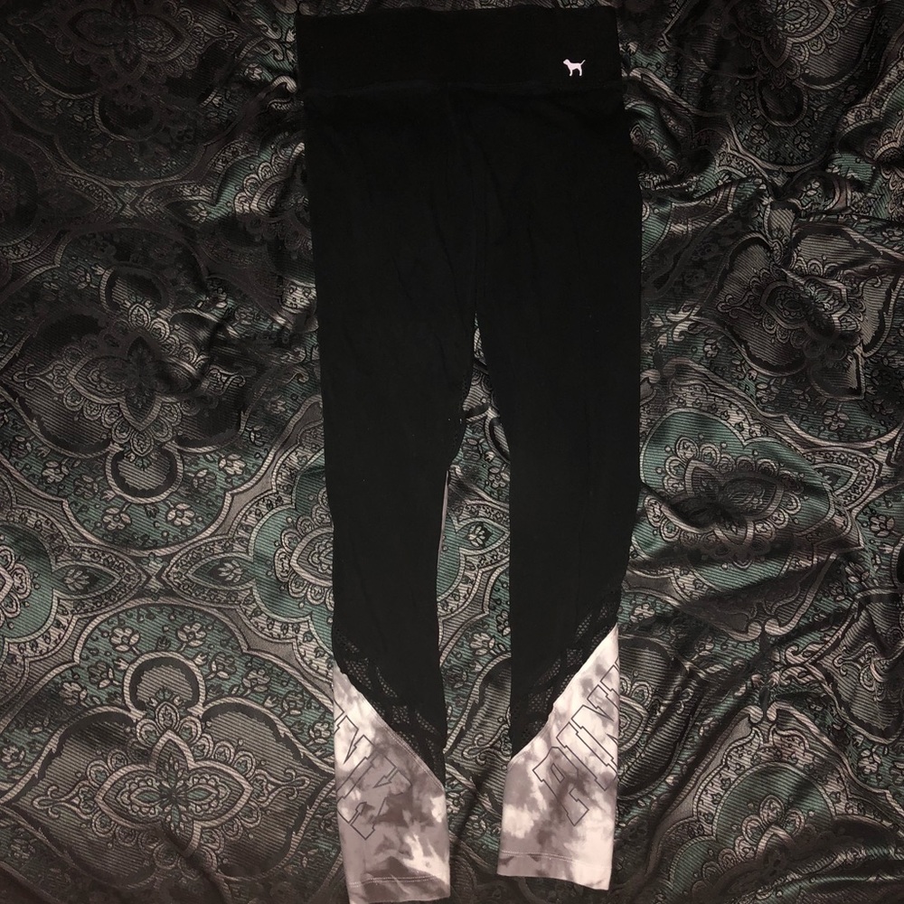 PINK Marble Mesh Leggings